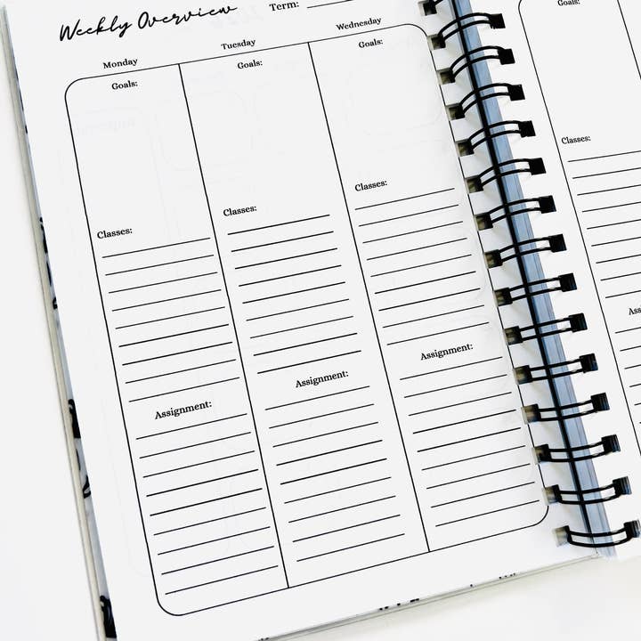 Thriving Stationery - Wholesale Planner - A5 -12 Month Student Planner Weekly Layout – Academic Planner for High School & College Students7