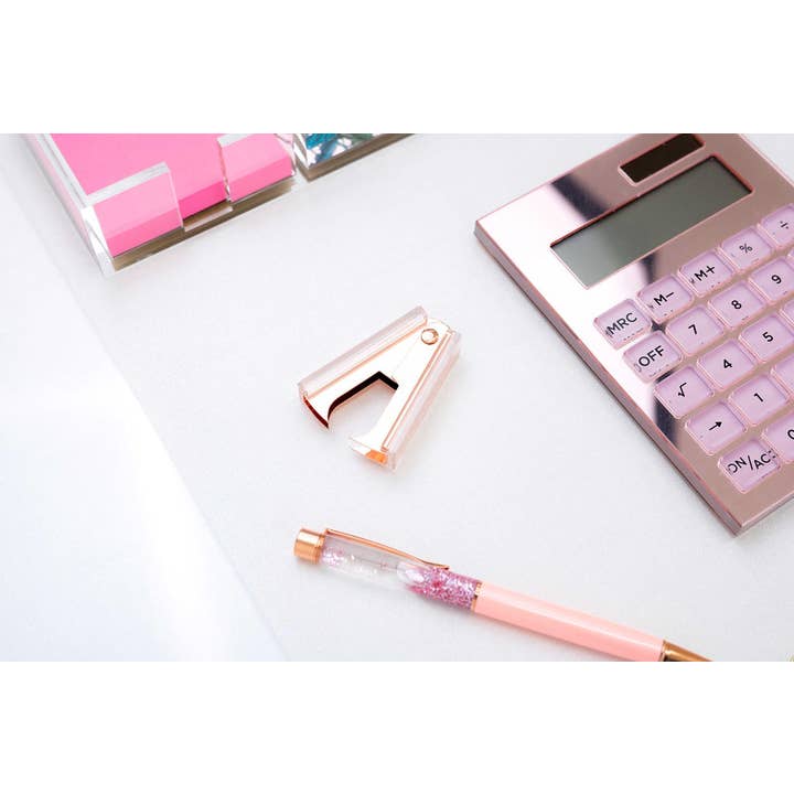 Sweet Miracles H+M - Wholesale Stapler - Rose Gold & Acrylic Staple Remover