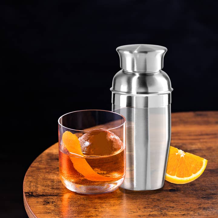 Oggi - Wholesale Cocktail Shaker - Cocktail Shaker - Mini, 10oz Stainless2