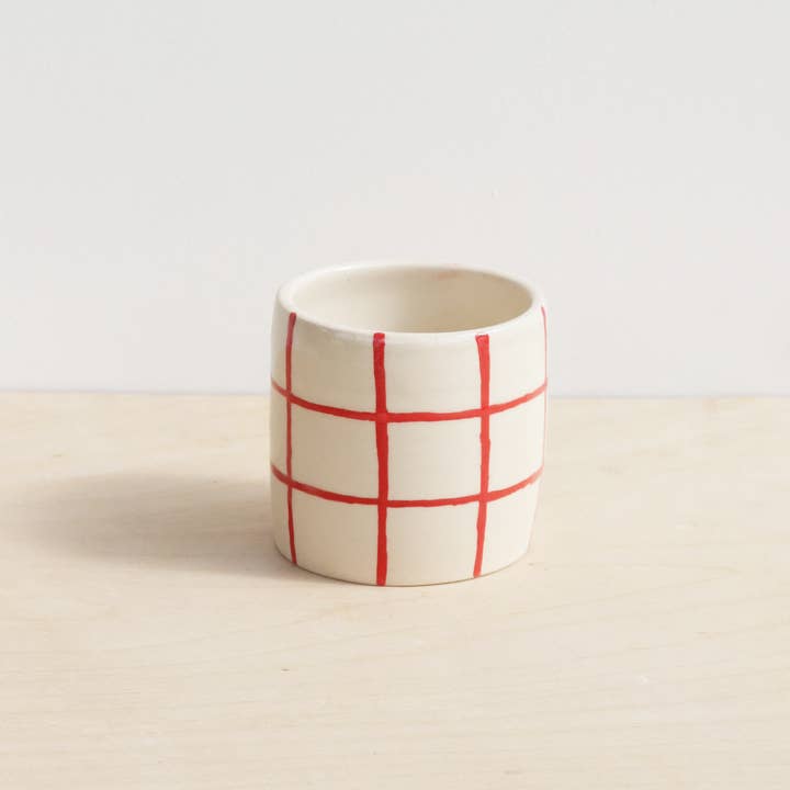 Nightshift Ceramics - Wholesale Plant Pot - Small Ceramic Planter - Grid1