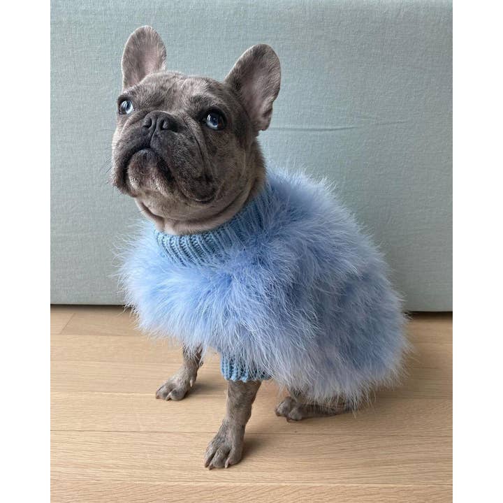 Furr-Baby Gifts - Wholesale Pet Sweater - Dog - Haute Couture Feathered Luxury Pet Sweater11
