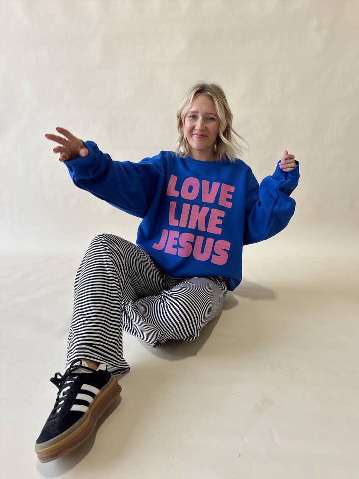 Love Like Jesus Crewneck for wholesale by Jules Co