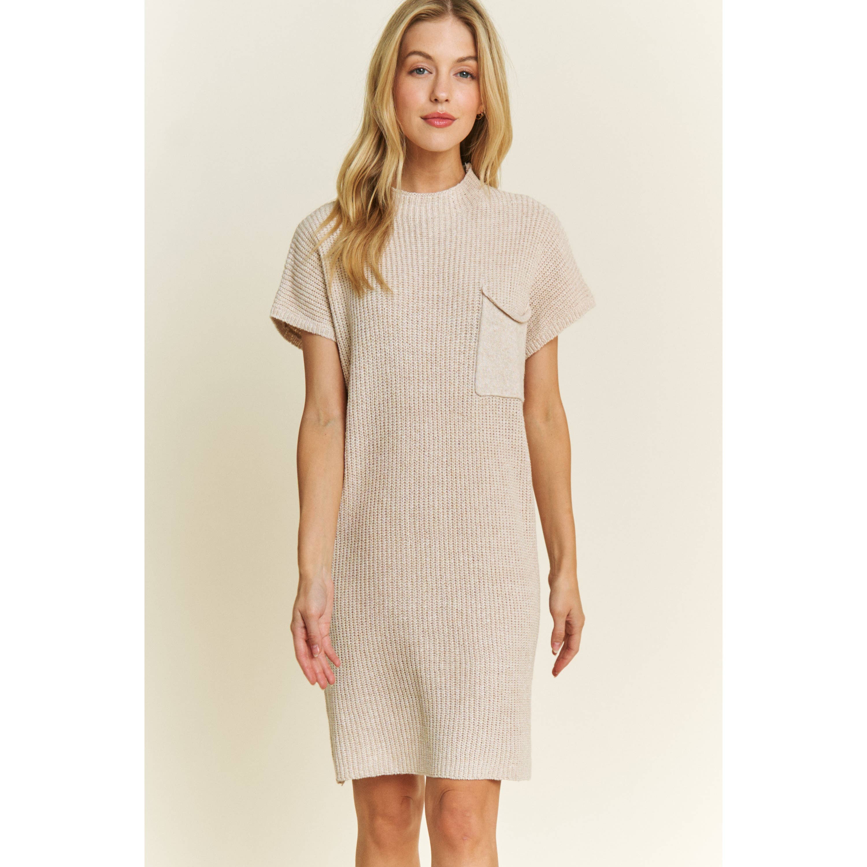 Sweet Generis - Venta al por mayor Vestido - Mujer - MINIVESTIDO CLÁSICO DE PUNTO TIPO SUÉTER CON HOMBROS DESCUBIERTOS54