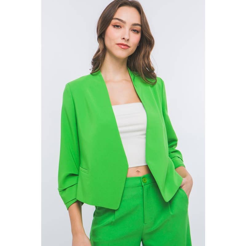 IVE – wholesale Jacka - Dam – Vertigo långärmad öppen kavajjacka3