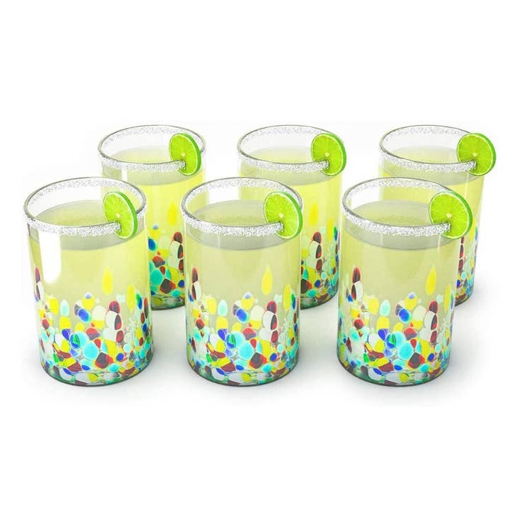 The Wine Savant / Khen Glassware - Wholesale Drinking Glass/Cup - Hand Blown Mexican Drinking Glasses – Set of 6