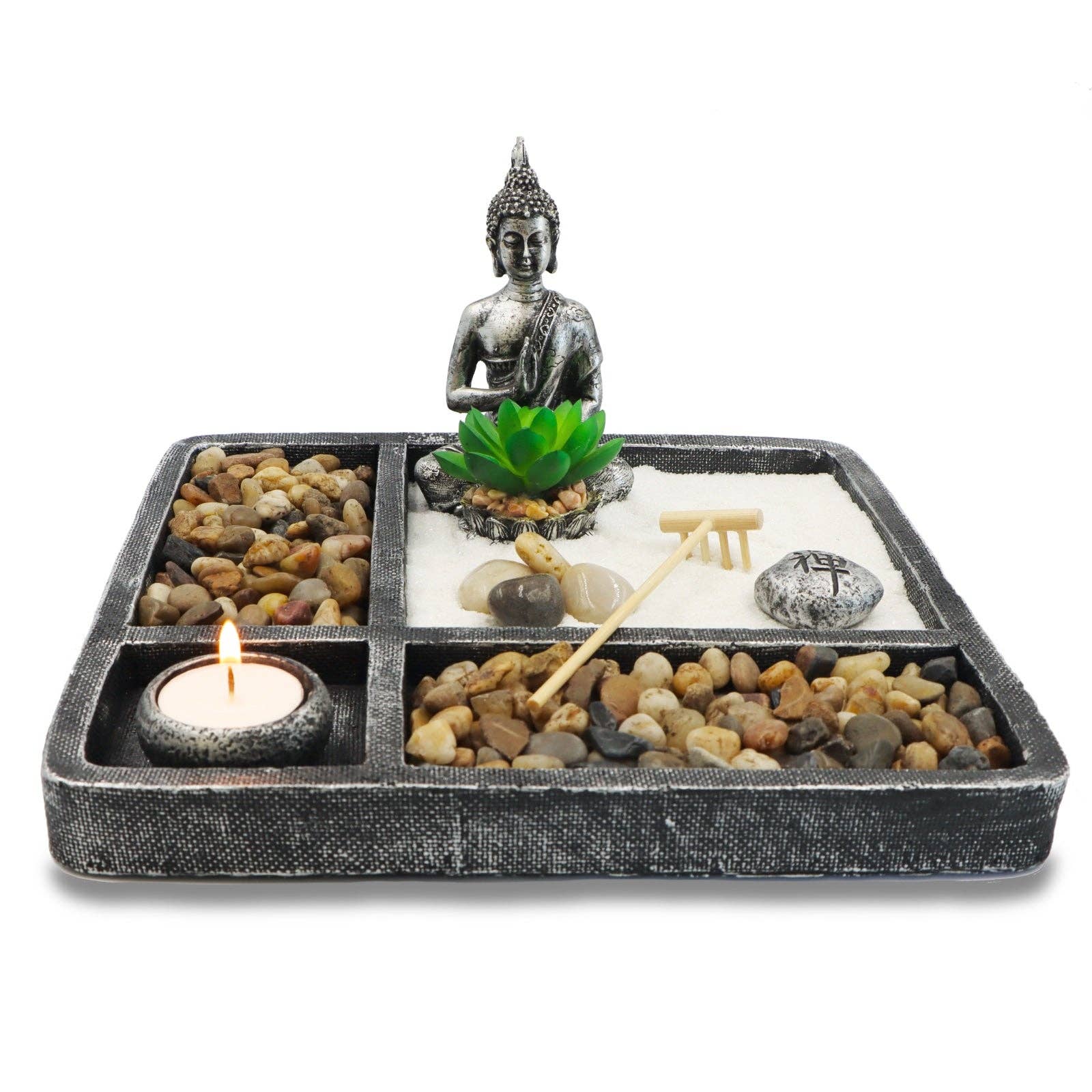 Bentley & Bo - Wholesale Decorative Tabletop Object - Zen Garden - Square0