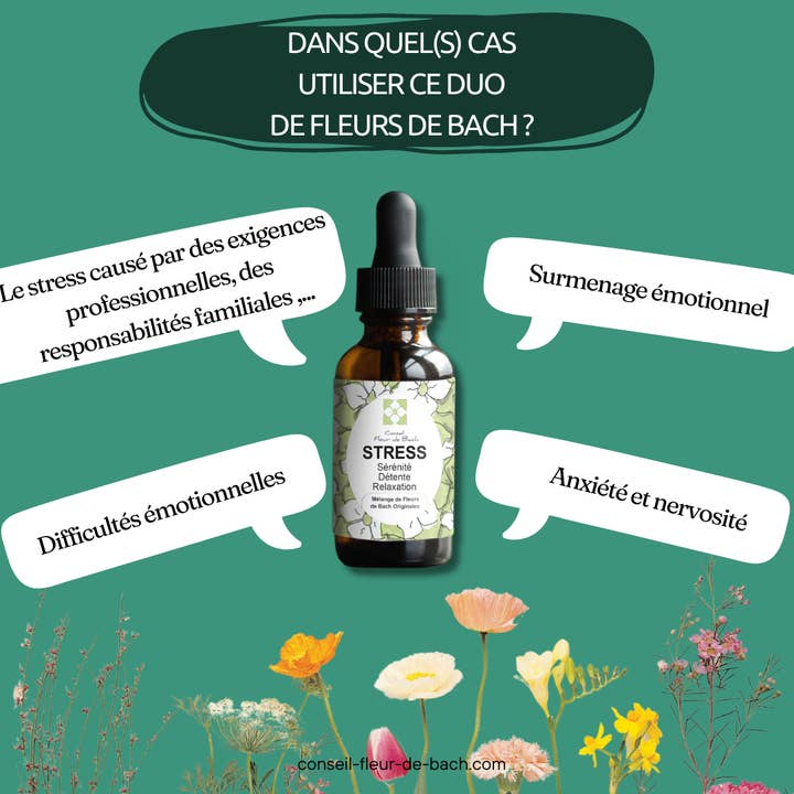Conseil fleur de Bach - Wholesale Oral Supplement/Vitamin - Bach Flowers Stress