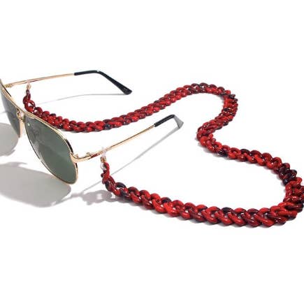 Reddish White Eyeglass Chain - Oversized for wholesale on Faire1