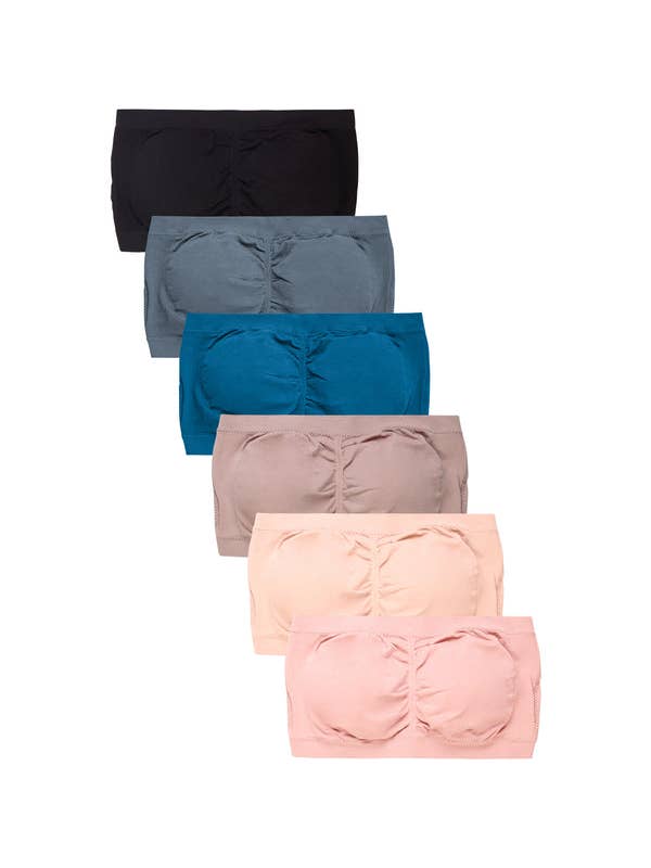 247 Frenzy - Wholesale Sports Bra - Women's - PACK OF 6 SOFRA WOMEN'S SEAMLESS SPORTS BRA (BR0123ST8)
