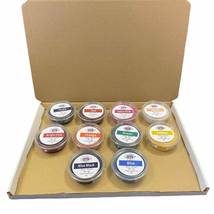 Pacchetto di coloranti a cera glitterata per la vendita all'ingrosso da parte di Fizzy Whiz