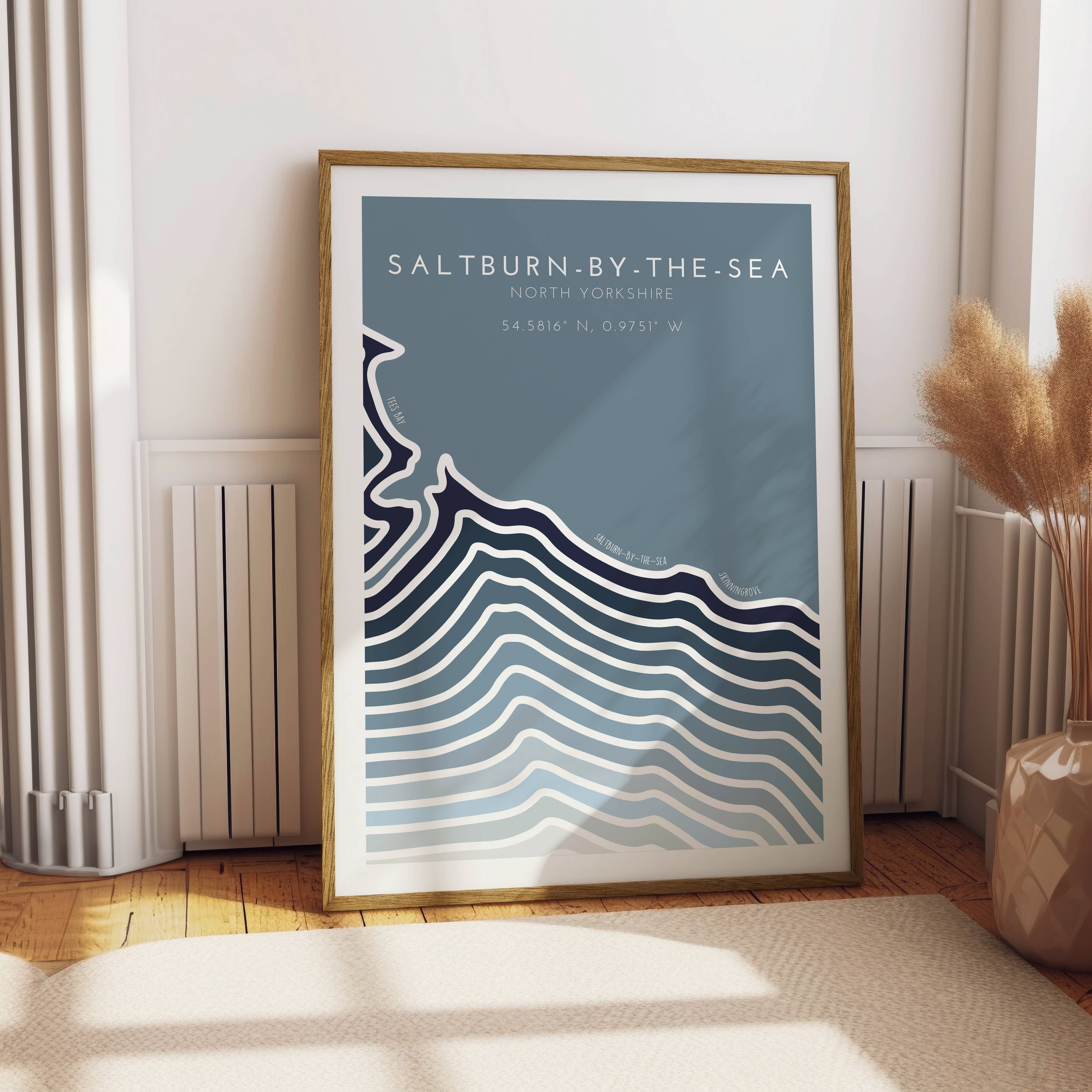 Jude River Design – wholesale Art print – Custom Coastline Print - Any Location3