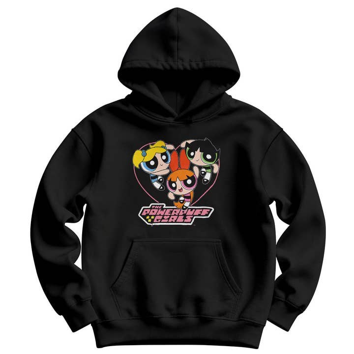 Powerpuff Girls Hjerte Børne Hættetrøje for engroshandel hos Hybris Production AB