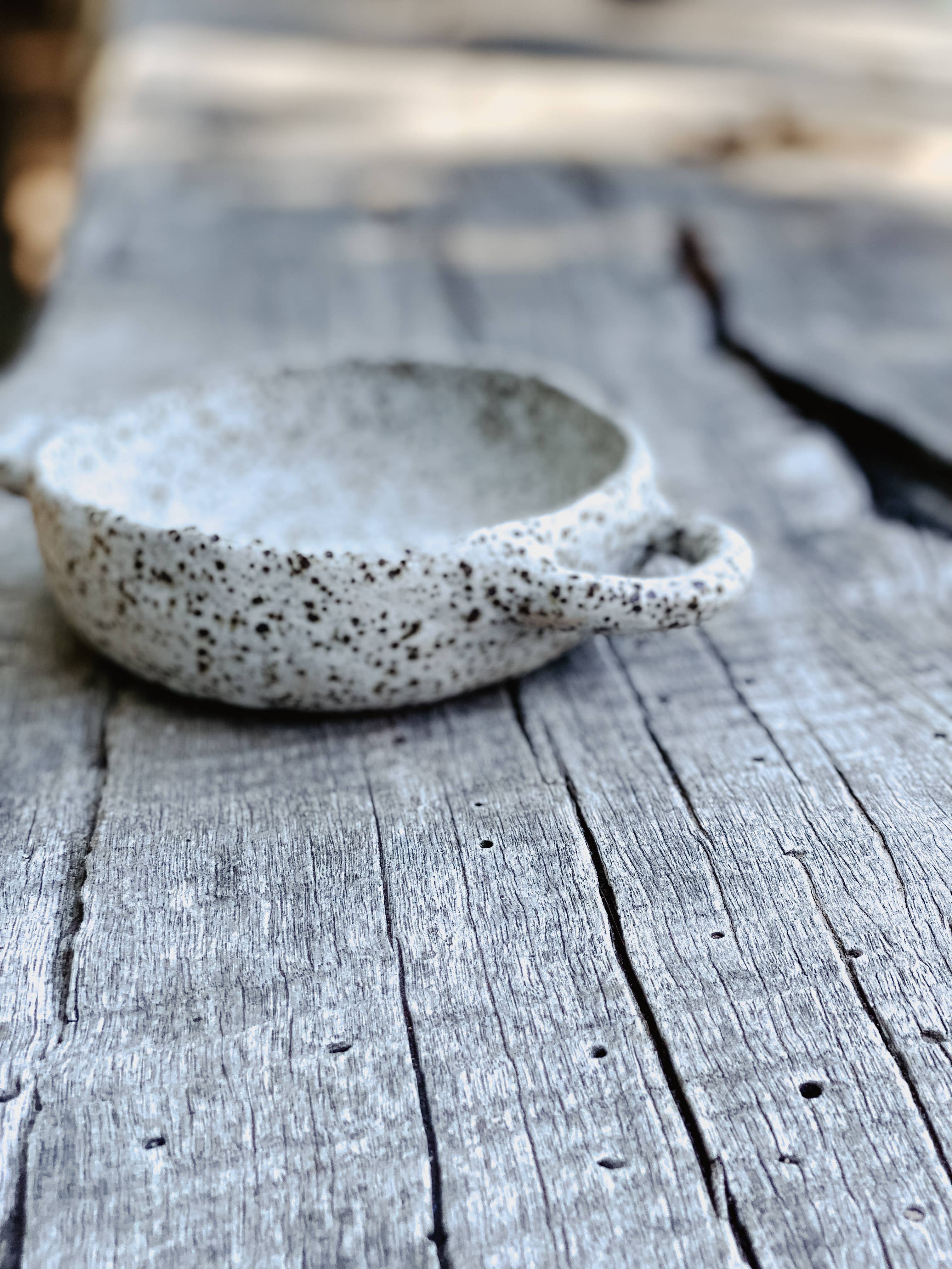 River Ceramics - Wholesale Serving bowl - White Speckle Serving Bowls - Handmade7