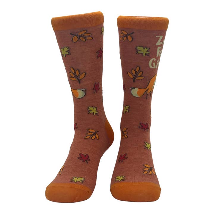 Marron - Zero Fox Chaussettes Femme Zero Fox Given Chaussettes Graphiques Animaux Drôles en vente sur Faire2