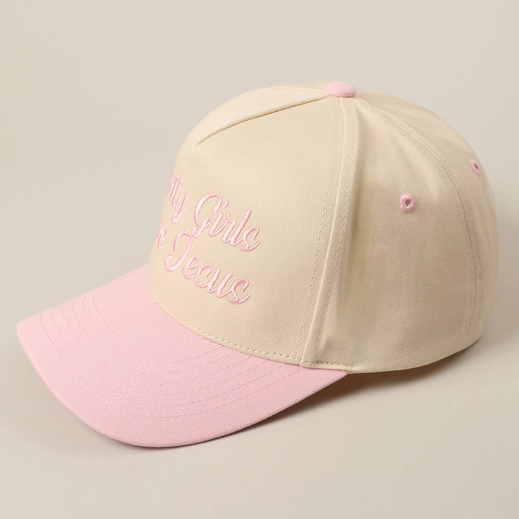 Fashion City - Vente Casquette de camionneur – femme - Casquette de camionneur brodée "Les jolies filles aiment Jésus"14