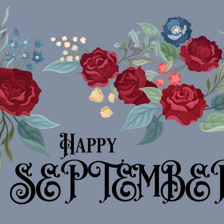 Piles of Postcards - Vendita all'ingrosso Cartoline - Cartolina da collezione a tema fiori di settembre e autunno