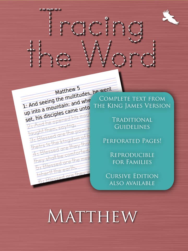 Tracing the Word: Matthew (Manuscript) for wholesale by The 4031 Family