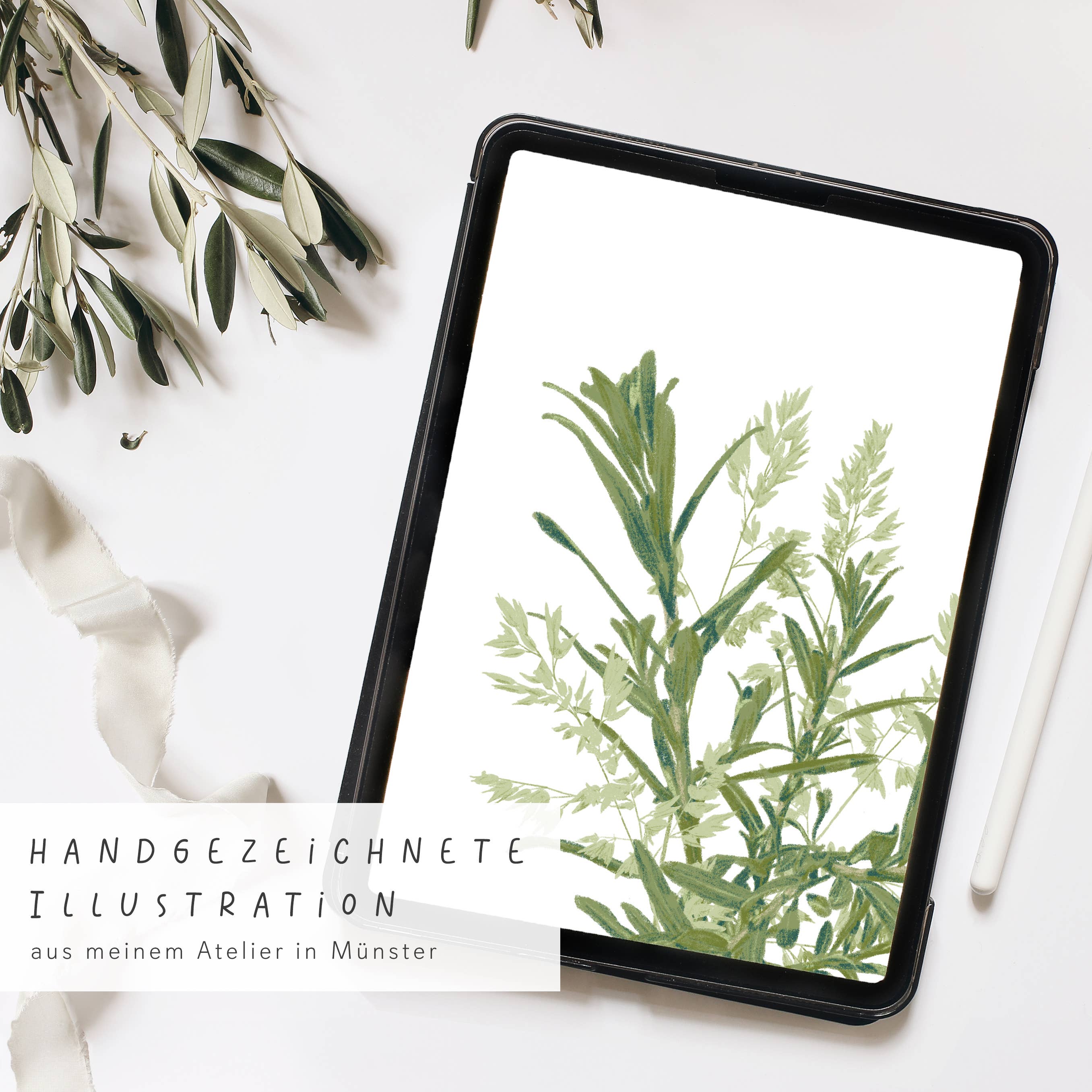 Wildblumen Atelier - Wholesale Notepad - Weekly planner pad Sea Buckthorn with 50 sheets, 30x12.5 cm2