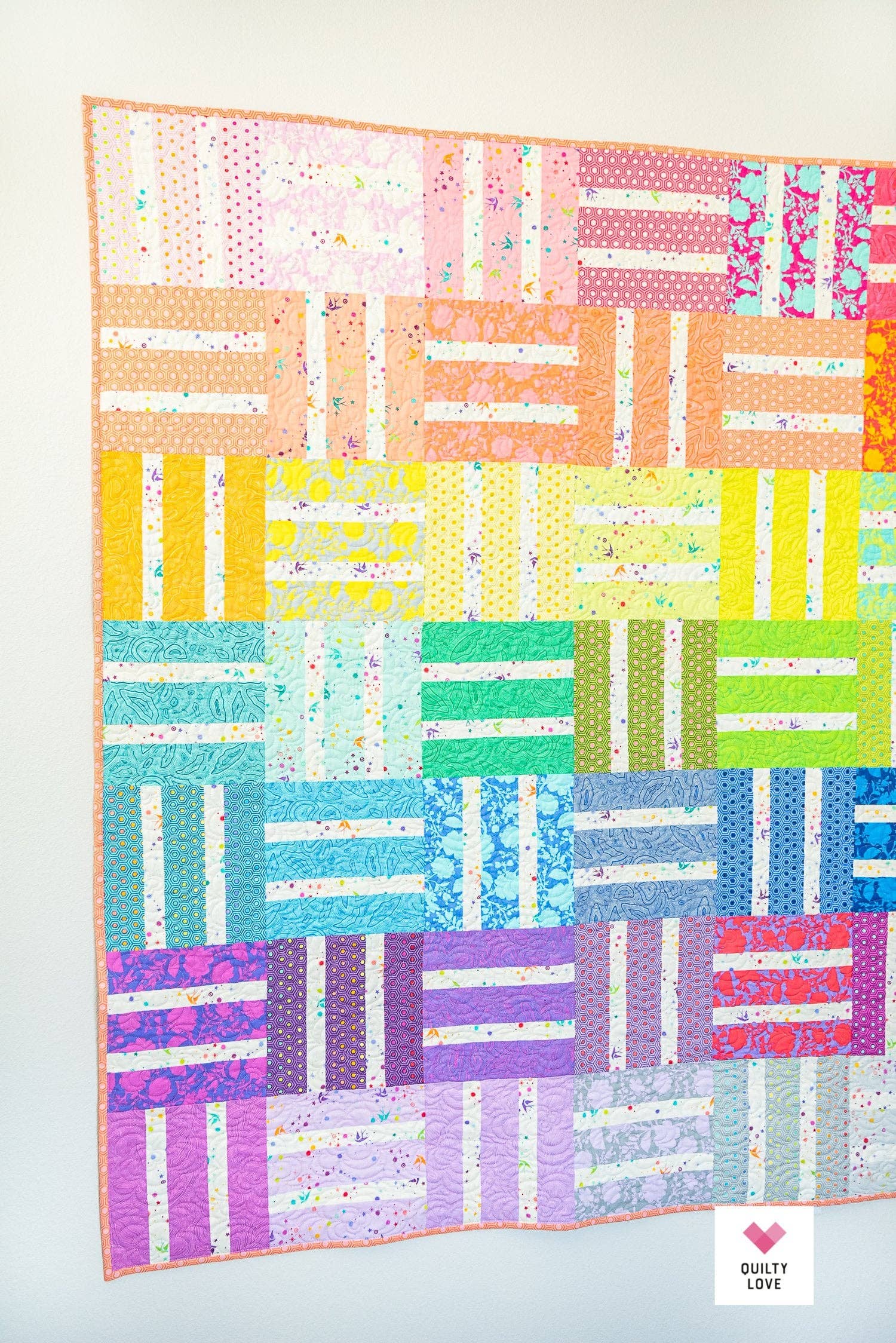 Quilty Love - Wholesale Craft Sewing Kit - Cake Dash printed PAPER Quilt Pattern4