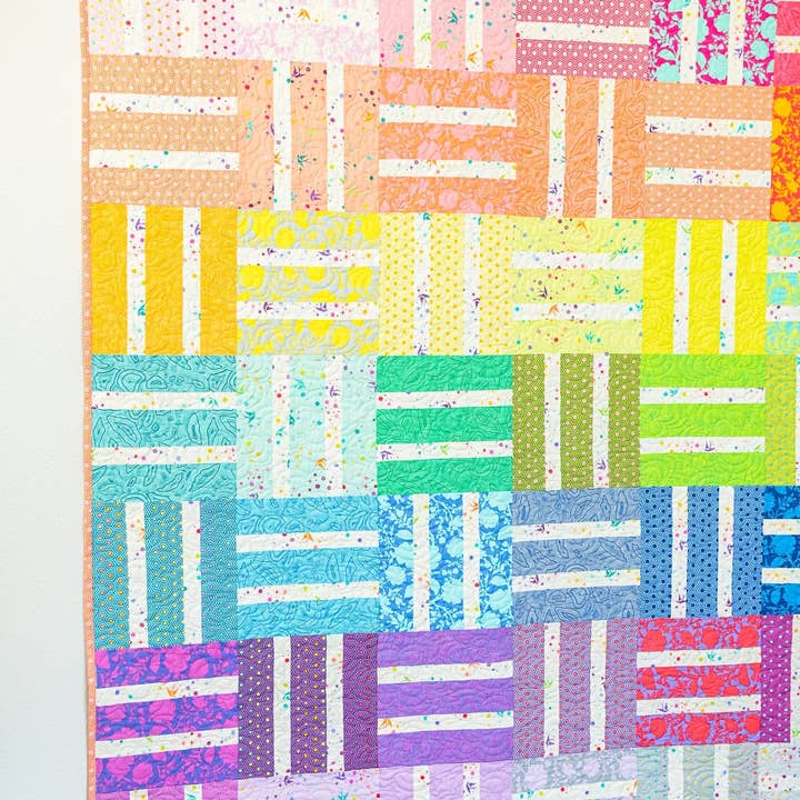 Quilty Love – wholesale Craft sewing kit – Cake Dash printed PAPER Quilt Pattern4