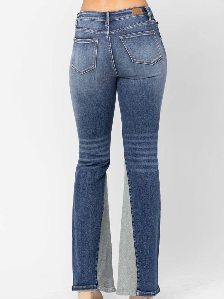 MARYLAND Pantalon évasé à entrejambe mi-hauteur avec empiècement en vente sur Faire3