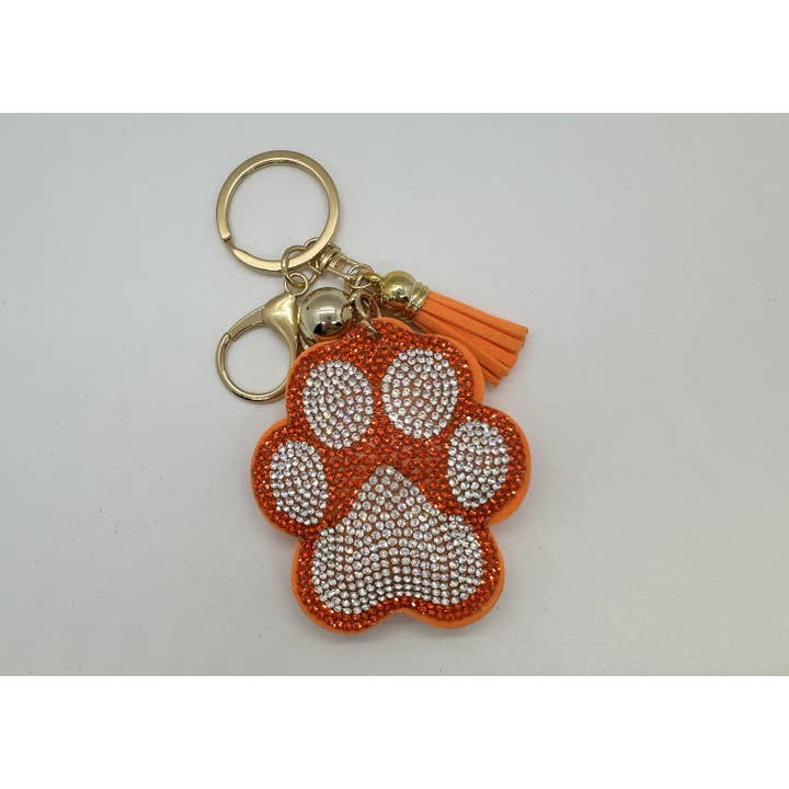 Ellie Jean Designs - Wholesale Keychain – Women's - Blingy Paw Print Keychain