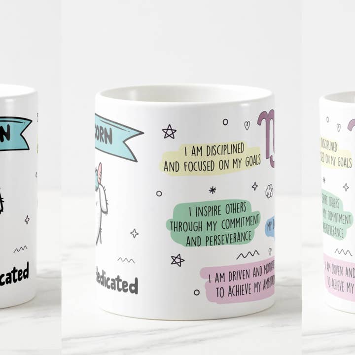 Desi design and chai - Wholesale Coffee Mug - Full wrap Zodiac Mugs | Self Love | Affirmation mugs | 11 oz6