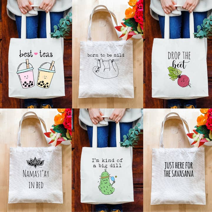 Moonlight Makers - Wholesale Tote Bag - Women's - SECONDS SALE! 12 Tote Bags for $36!