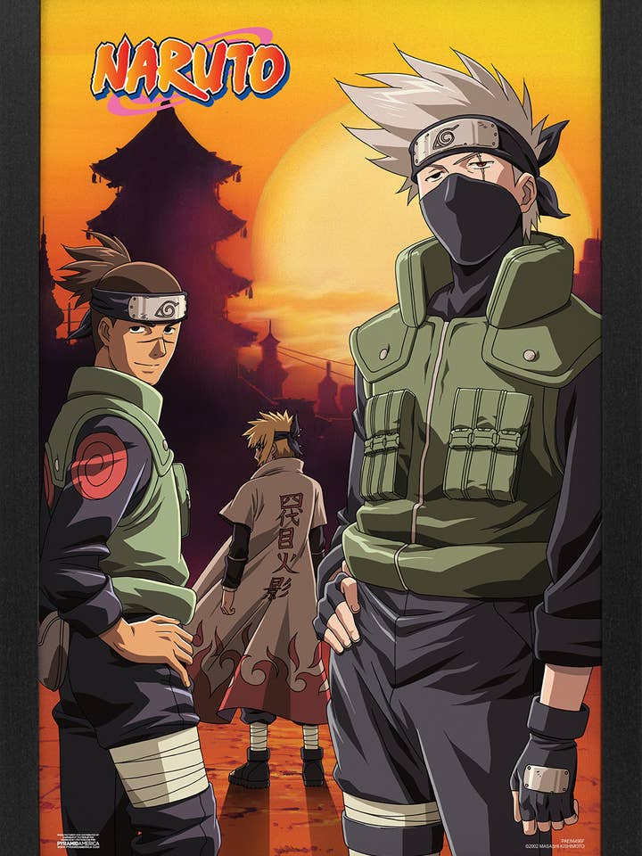 Naruto Classic - Sunset Group Framed Print for wholesale by Pyramid America