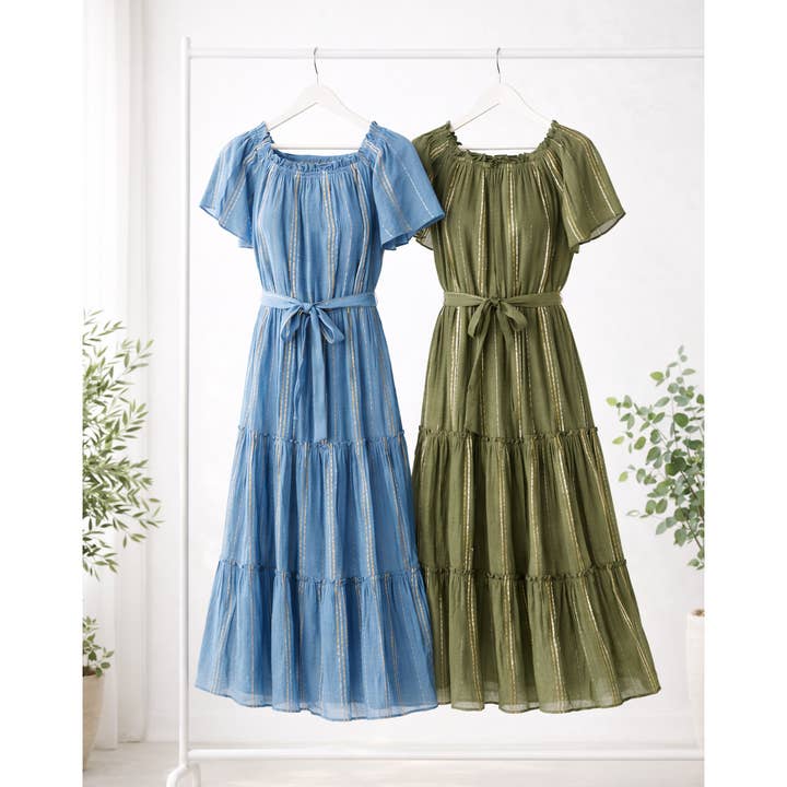 Winslow Collection - Wholesale Dress - Women's - WINSLOW GLEAM TIERED MAXI DRESS1