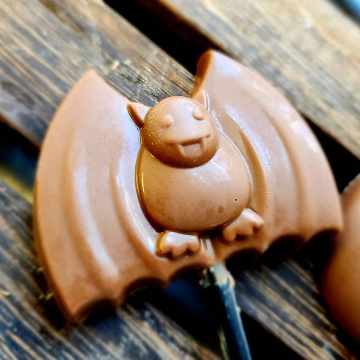 Cwtsh Chocolate - Wholesale Lollipop - Halloween assorted chocolate lollipop trick or treat4