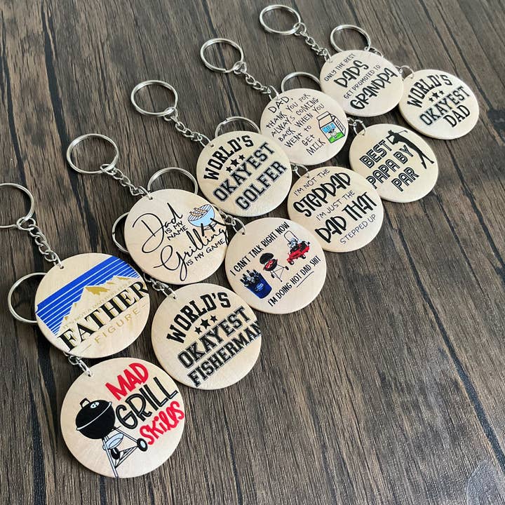 Portachiavi per papà! per la vendita all'ingrosso da parte di Teele and Co.