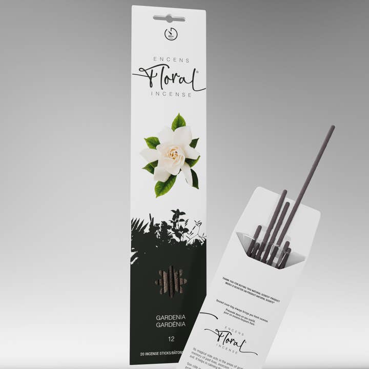 Floral #12 Gardenia Incense Sticks for wholesale by NATURAL SCENTS