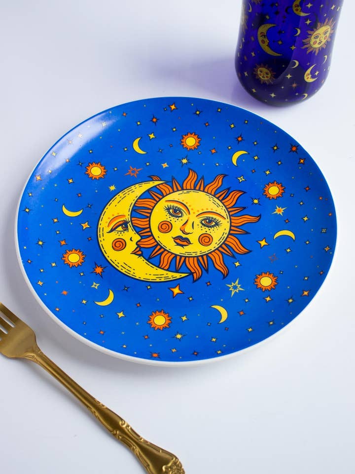 VINTAGE CELESTIAL DINNER PLATE for wholesale by Canna Style