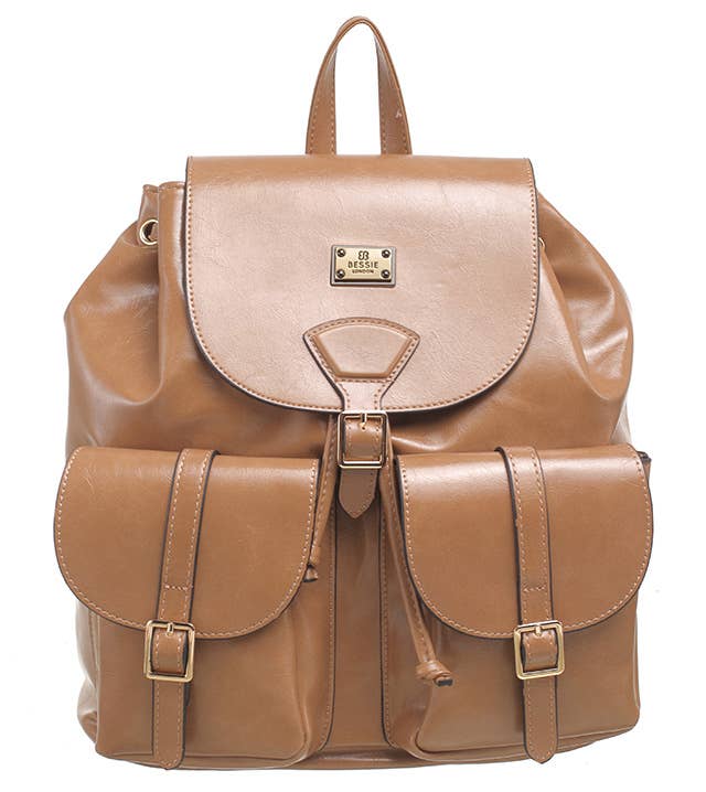 Bessie London - Wholesale Backpack - Women's - CLASSIC BUCKLE FLAP BACKPACK3