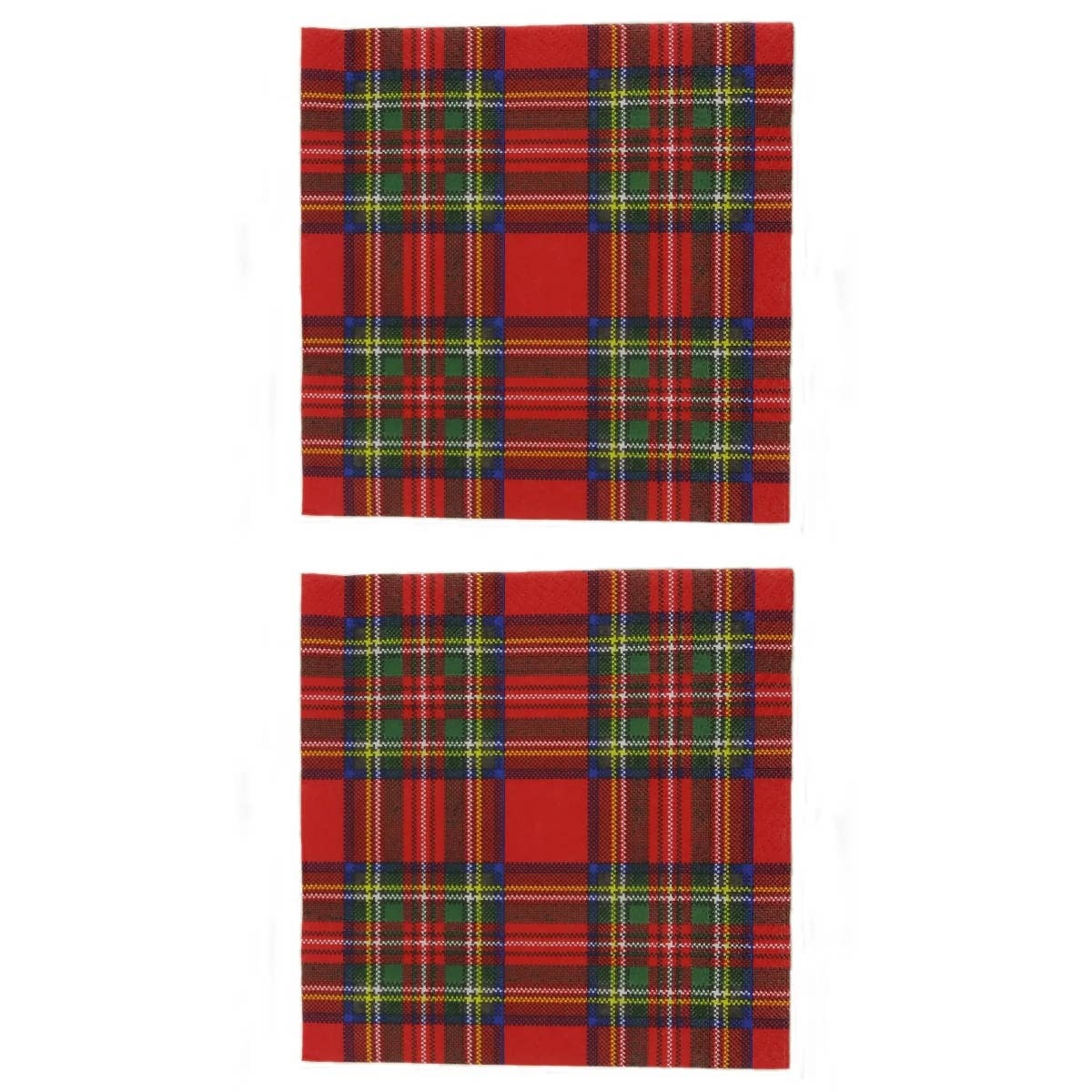 Dublin Gift Company - Wholesale Disposable Napkin - Scottish Royal Stewart Tartan Napkins0