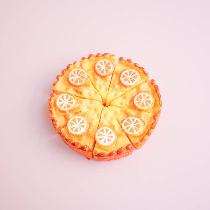 Mini Story Co - Wholesale Lapel Pin/Button - Lemon Pie Pin | Lemon Cake Brooch | Whimsical Dessert Brooch | Dessert Lover's Gift | Cute Foodie Accessories | Miniature Lemon Pie6