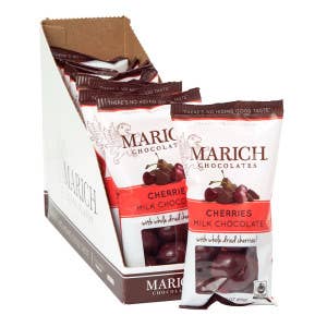 L&F Universal Goods - Wholesale Chocolate Covered Sweets - Marichi Milk Chocolate Cherries 12/2.3OZ
