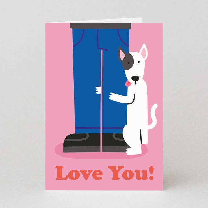 Studio Boketto - Wholesale Valentine's Day Card - Dog Humping Leg Valentine’s Card | Dog Valentine’s Day Card0