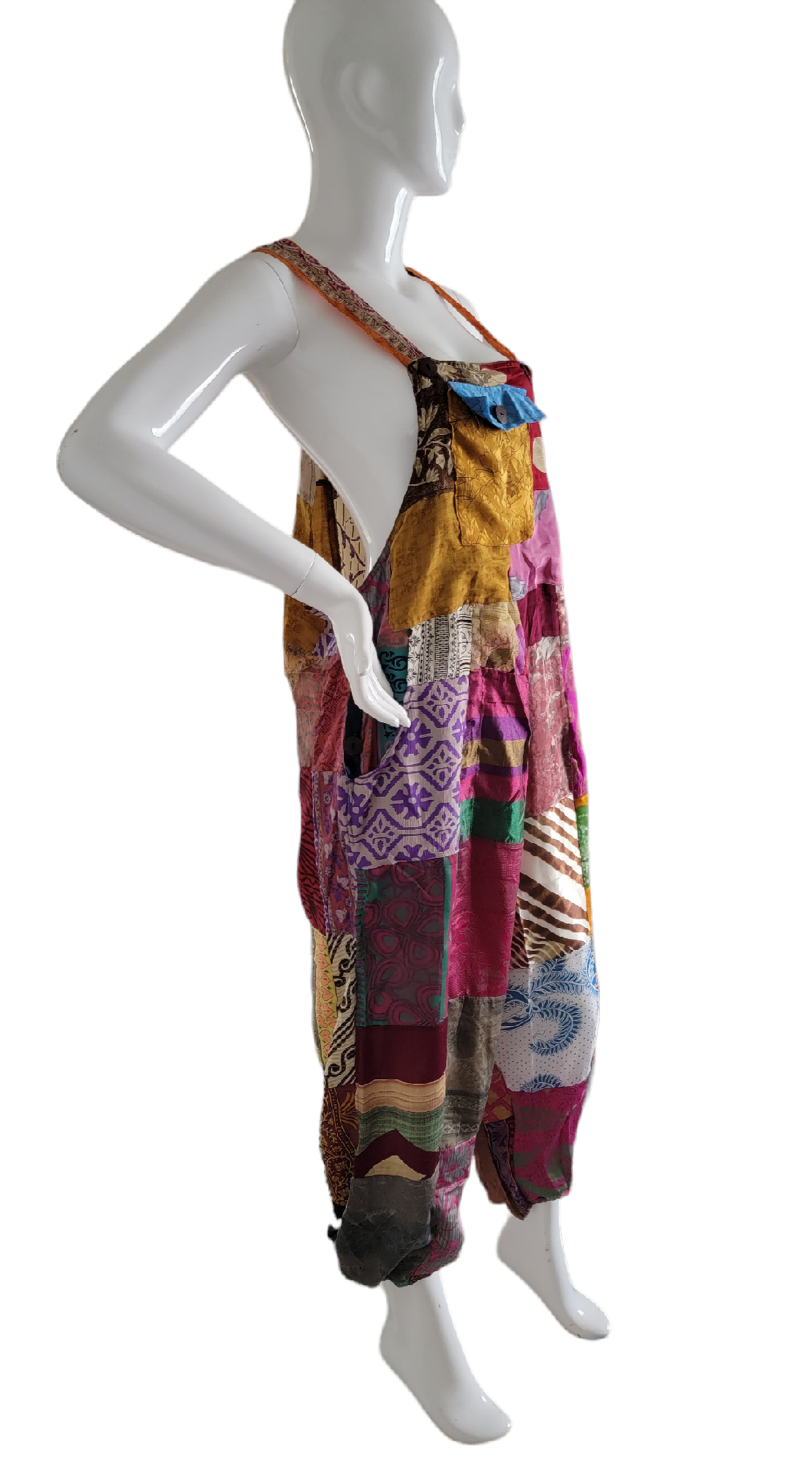 Evergreen Guardian Imports - Wholesale Jumpsuit - Women's - SK588 Patchwork Jumpsuit6