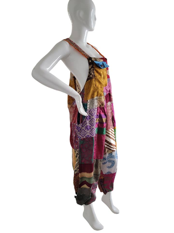 Evergreen Guardian Imports - Wholesale Jumpsuit - Women's - SK588 Patchwork Jumpsuit6