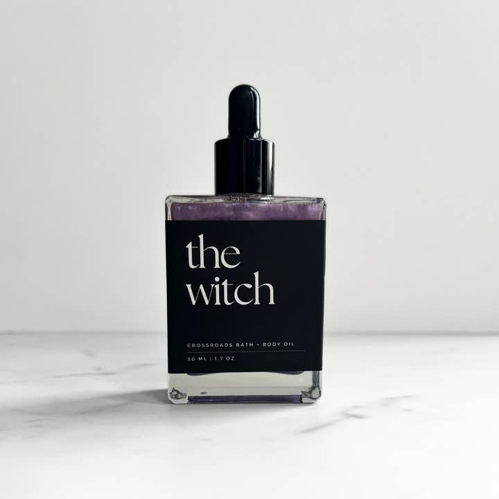 The Poison Path - Wholesale Bath/Body Oil - The Witch | Crossroads Ritual Bath + Body Oil | 1.7 oz3