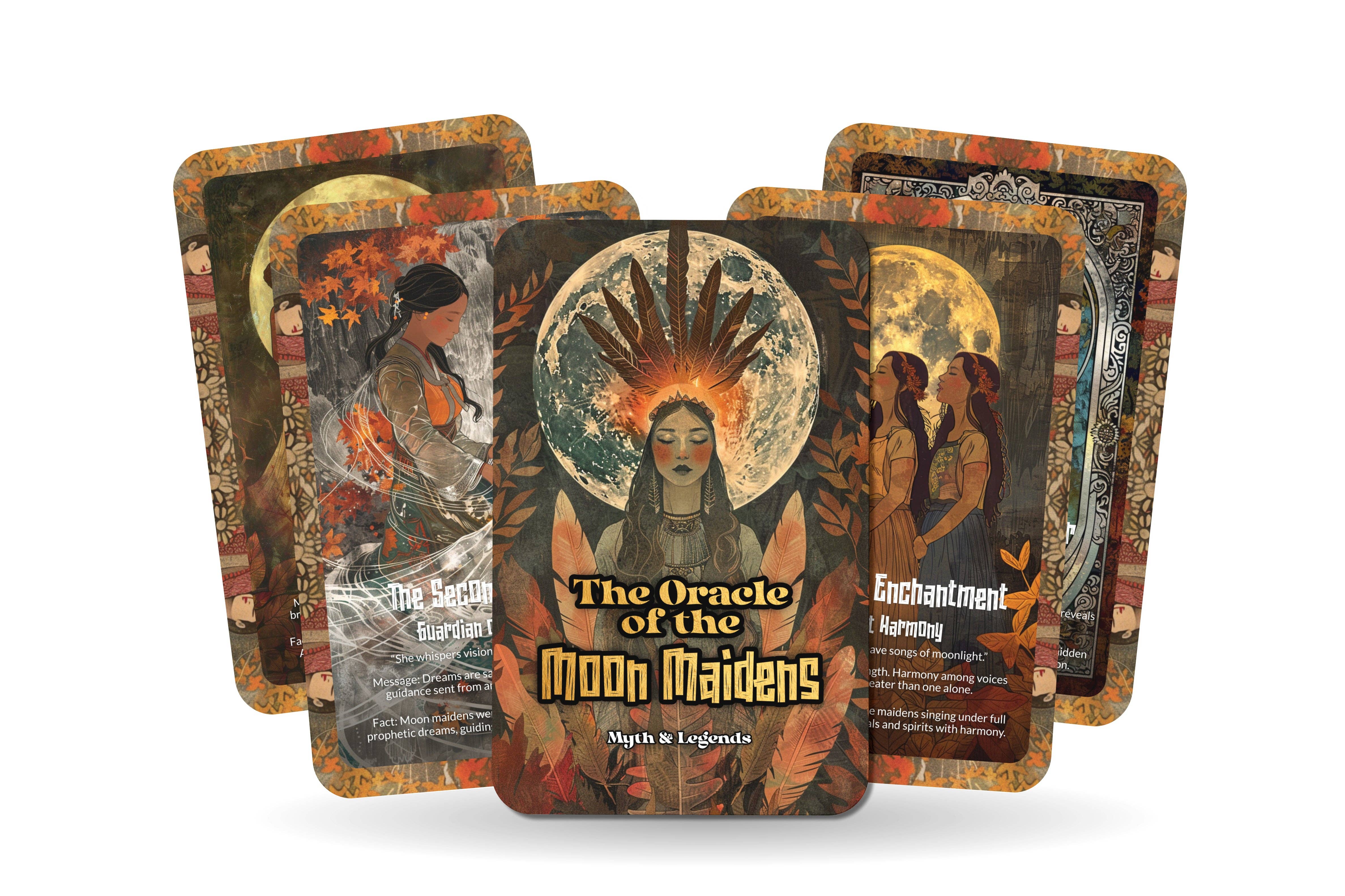 Ibiza Tarot USA - Wholesale Tarot Cards - Oracle of the Moon Maidens Lunar Spirit Deck – 22 Cards5