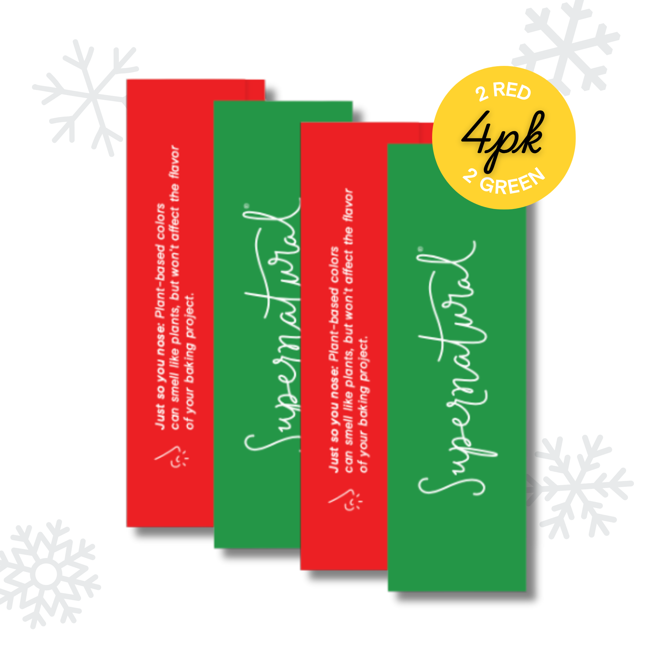 Supernatural – Großhandel Glasur – Pflanzliche Lebensmittelfarben – Festliche Farben2