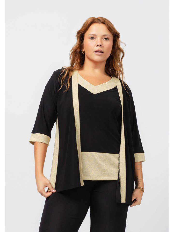 252025 - Set i slät mesh Vår/Sommar Kollektion Stora Storlekar för wholesale av Teresa Cardoso Oliveira