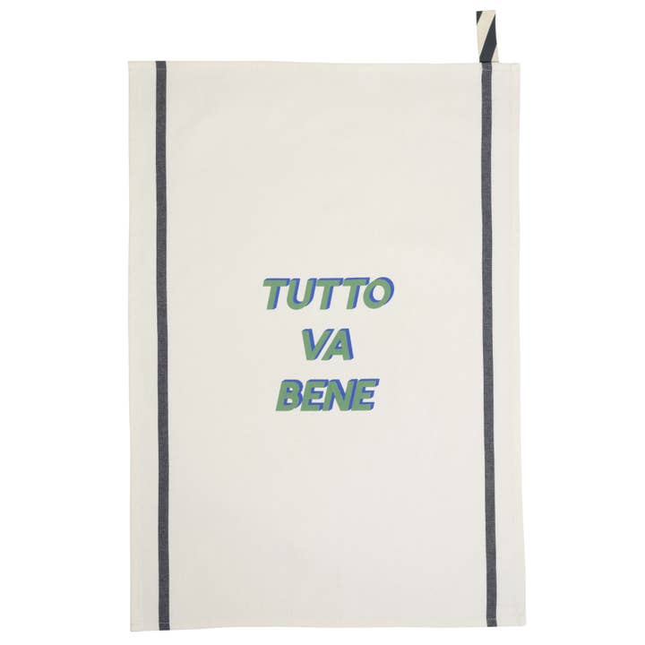 Tutto Ecru Tea Towel 70 x 50 for wholesale by Maison Vivaraise & La Cerise sur le Gâteau