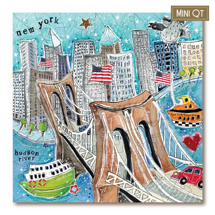 Brooklyn Bridge MINI QT for wholesale by Victory Wooden Puzzles