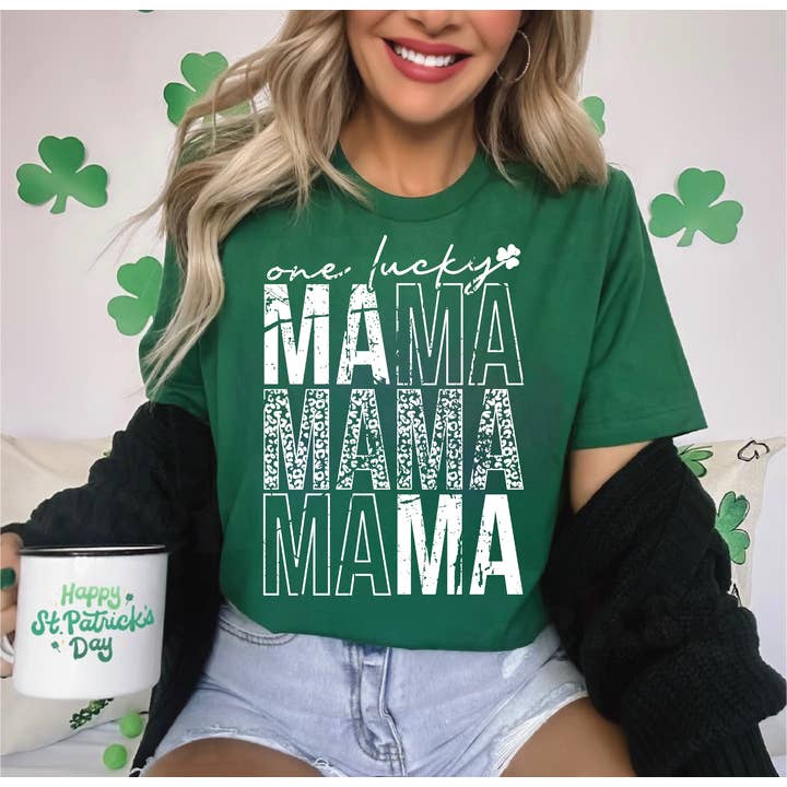 One Lucky Mama for wholesale by Southern Attitude Designs Inc