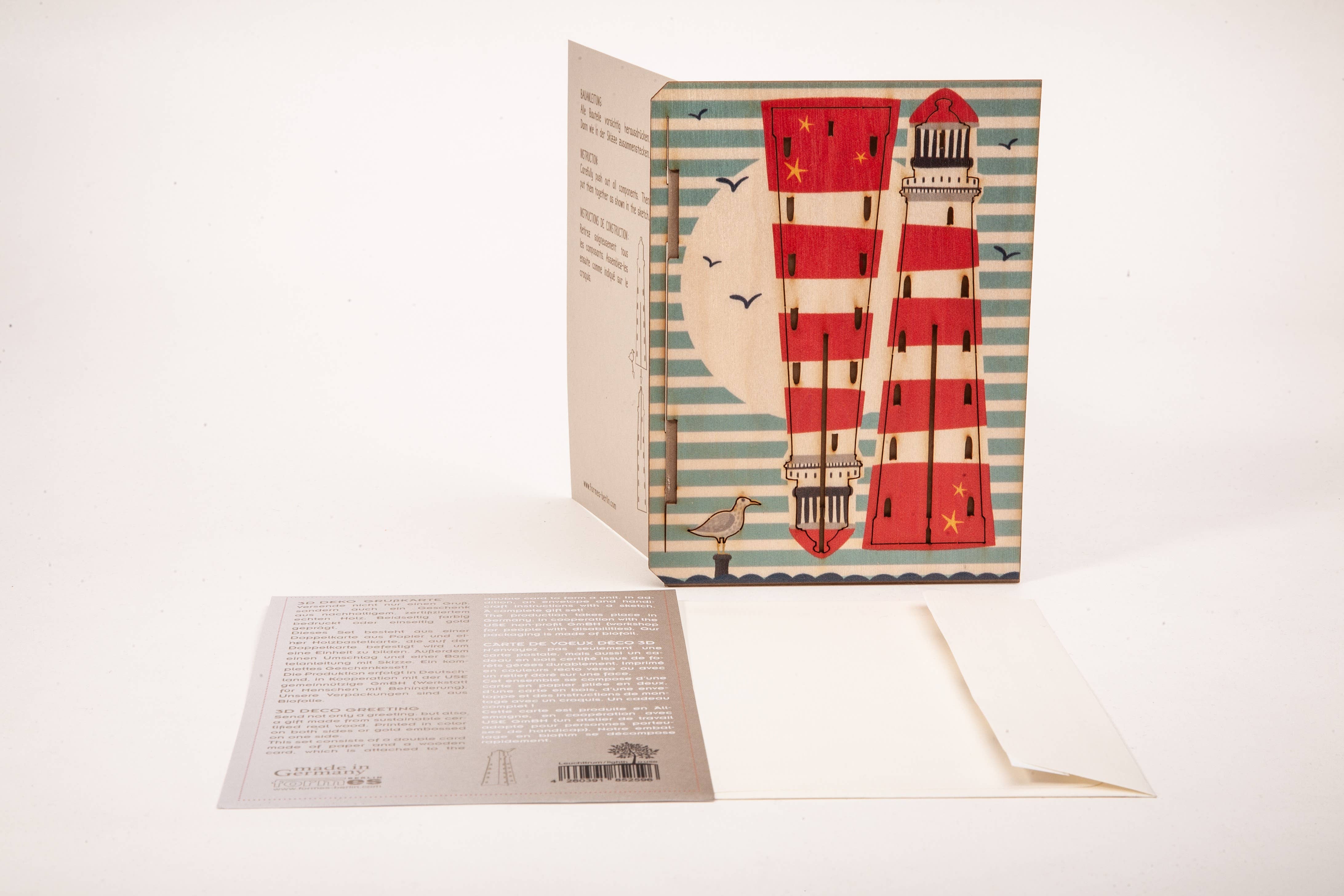 Formes Berlin GbR - Wholesale Christmas Decoration - Leuchttrum 3D deco greeting card1