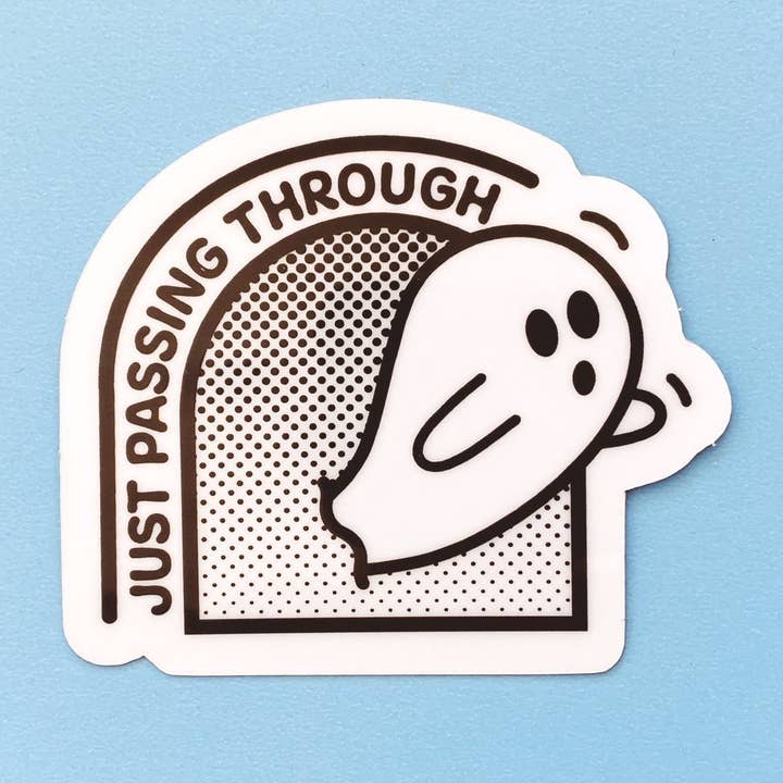 Recovering Lazyholic - Wholesale Sticker - Passing Through Glow in the Dark Sticker